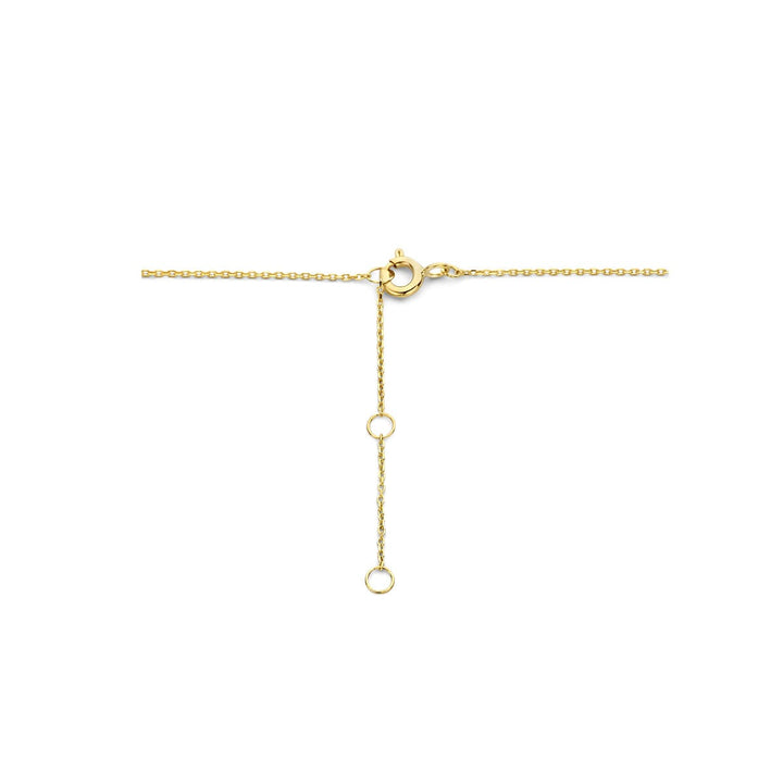 9k Geelgouden klaver ketting