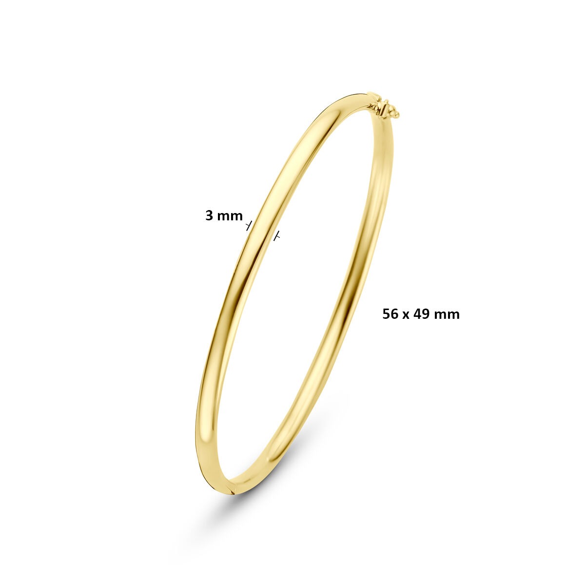 14k Geelgouden Silgold Bangle Dames