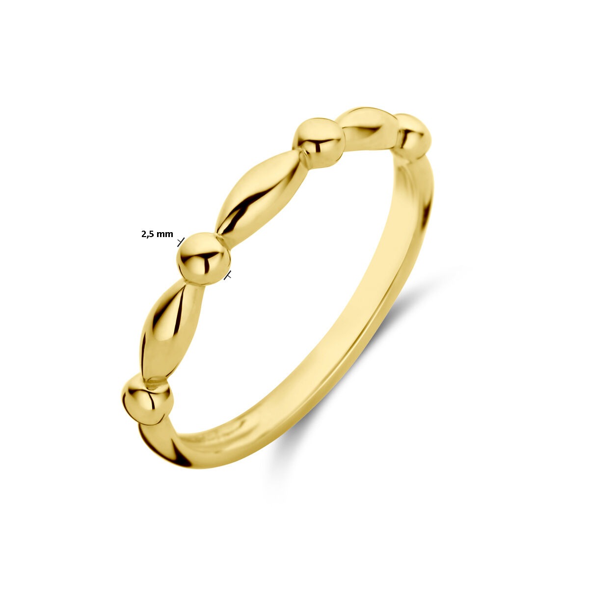 9k Geelgouden dames ring