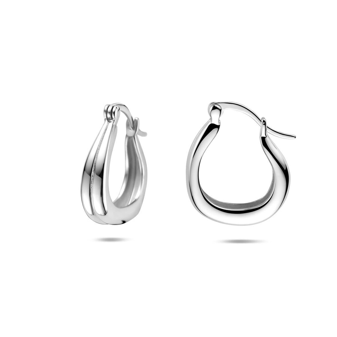 Zilveren oorringen – gerhodineerd 925 zilver