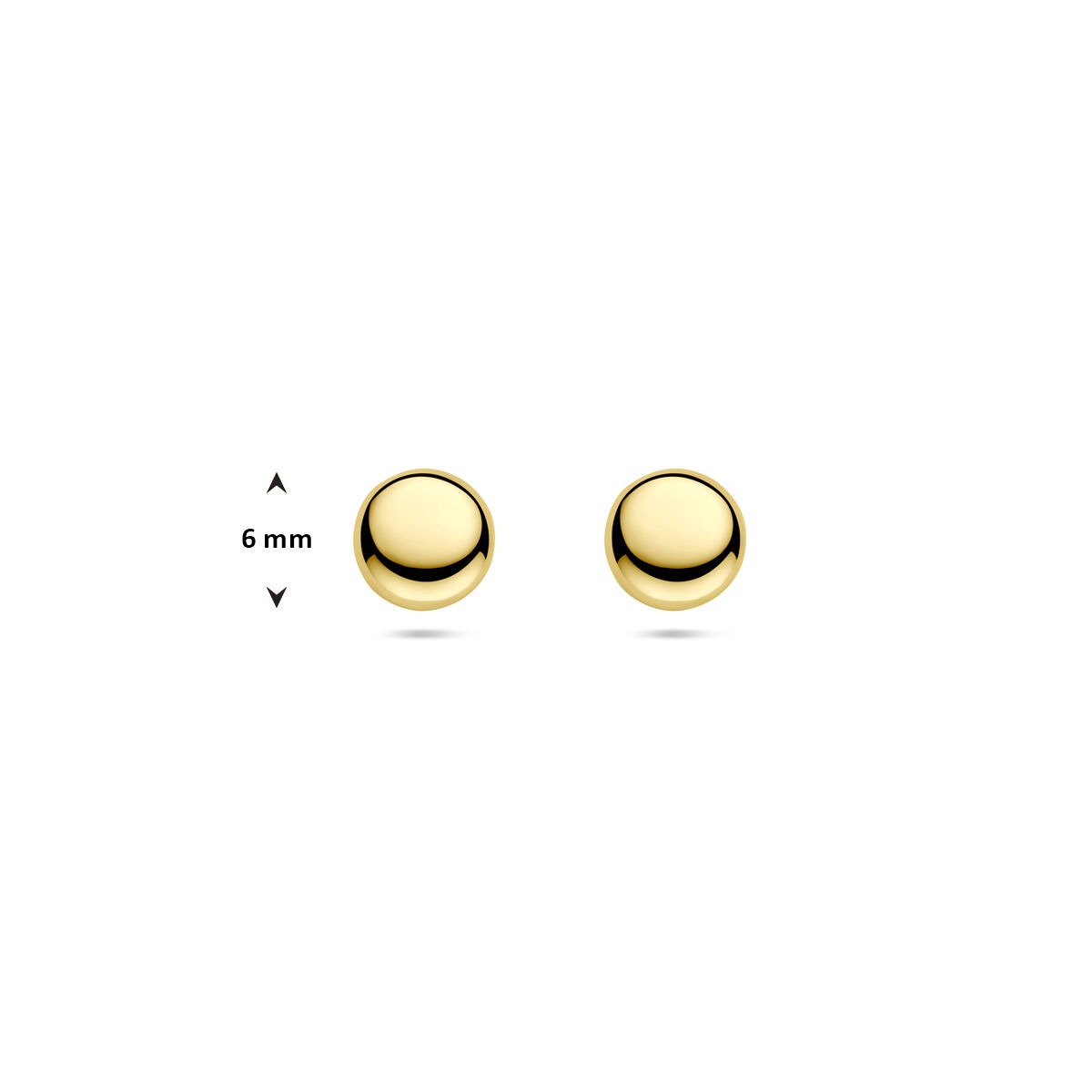 14k Geelgouden oorknoppen