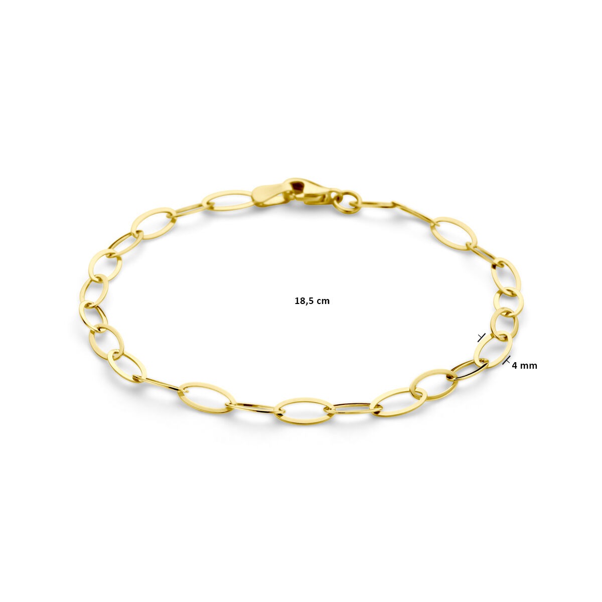 Anker armband – 9k geelgoudkleurig