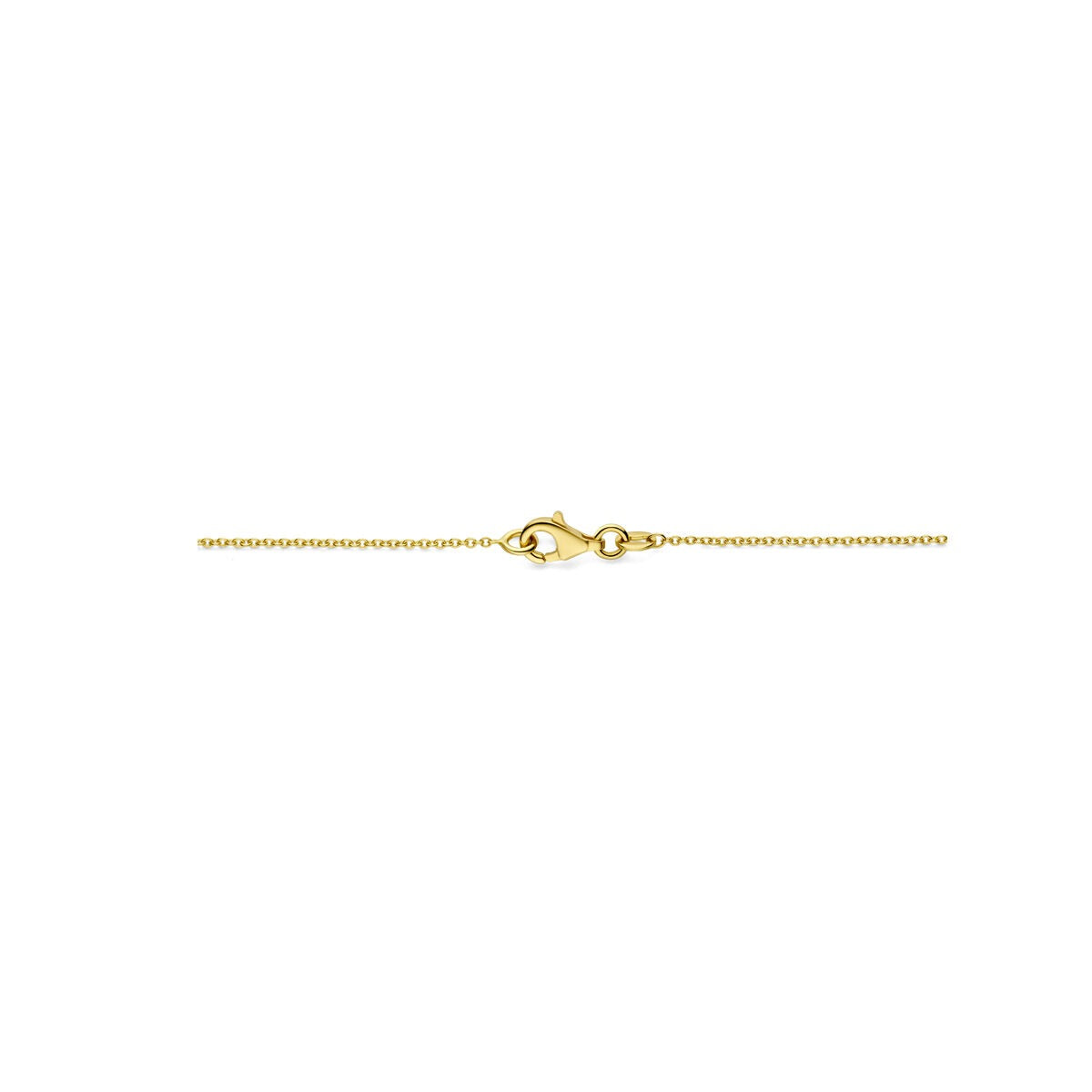 Gouden dames ketting met rondjes – 14k geelgoud