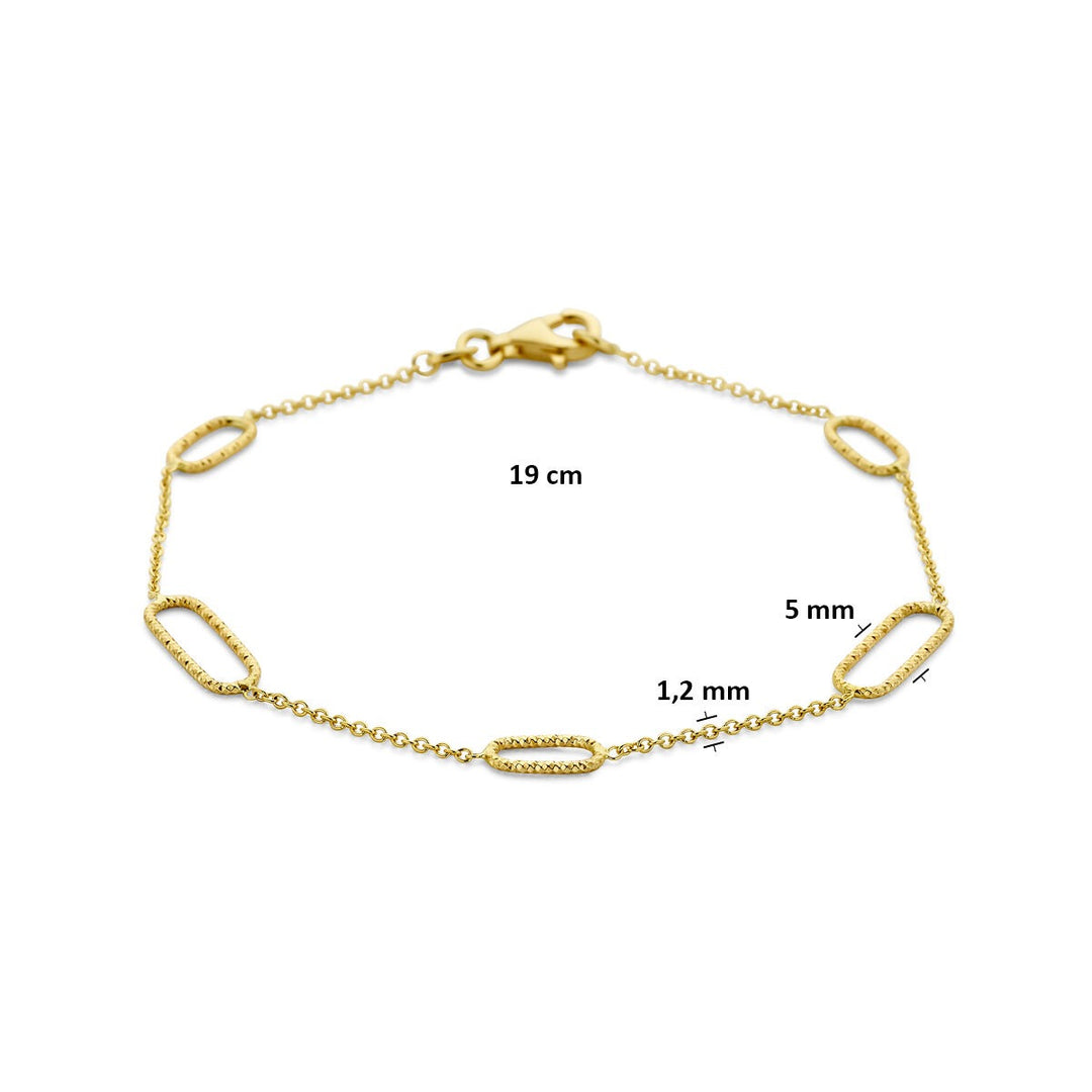 14k Geelgouden armband