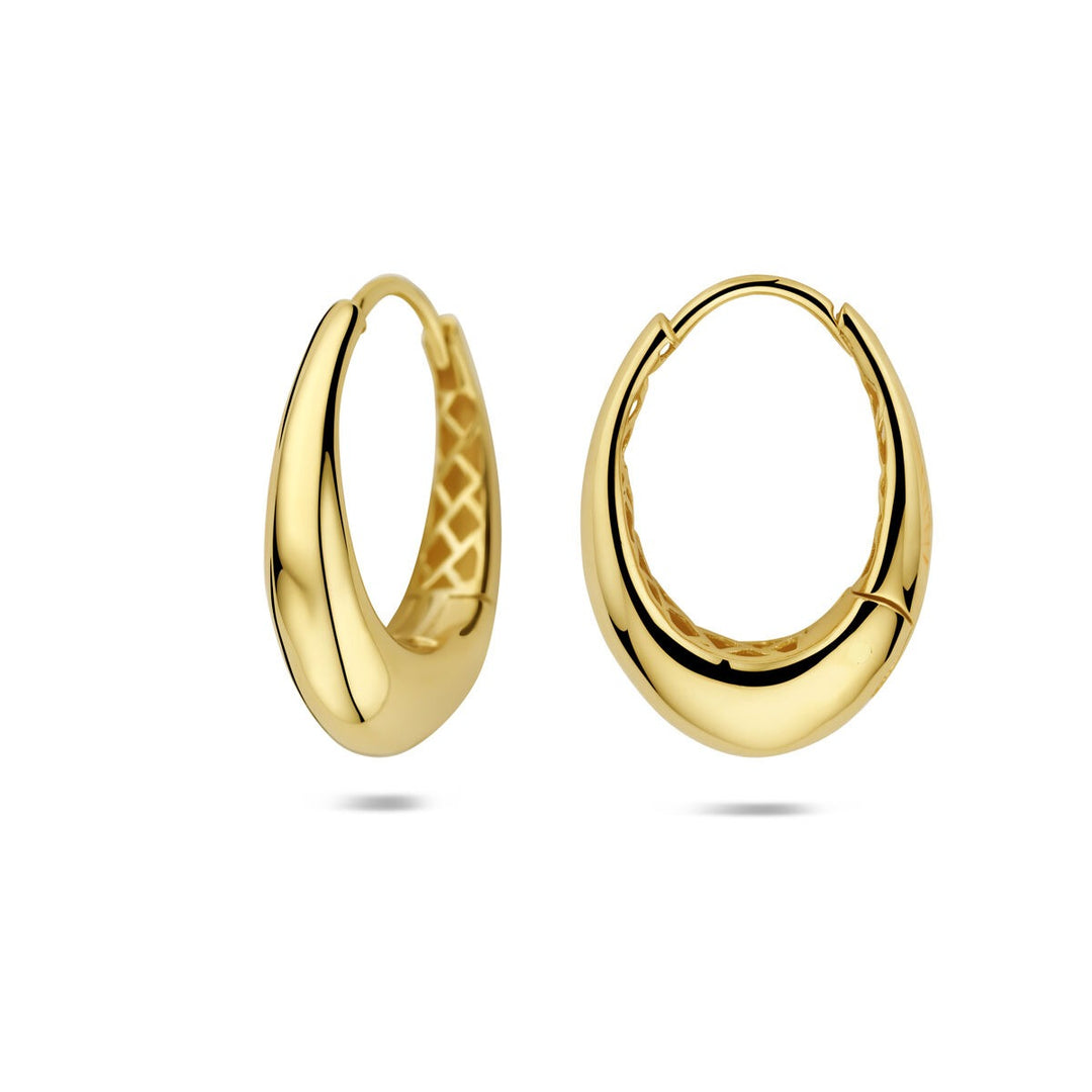 14k Geelgouden oorringen dames