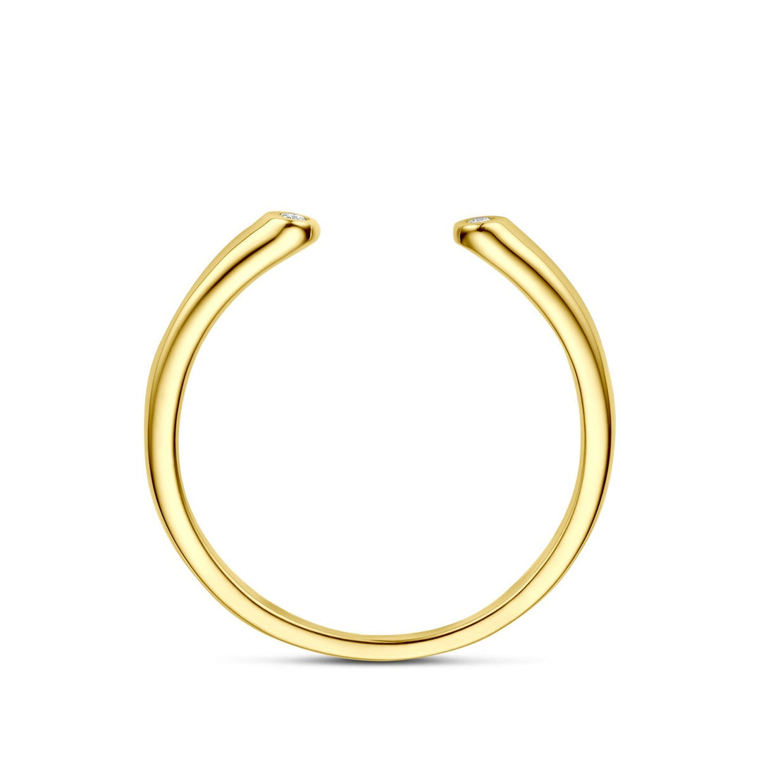 Gouden ring met diamant – 14k