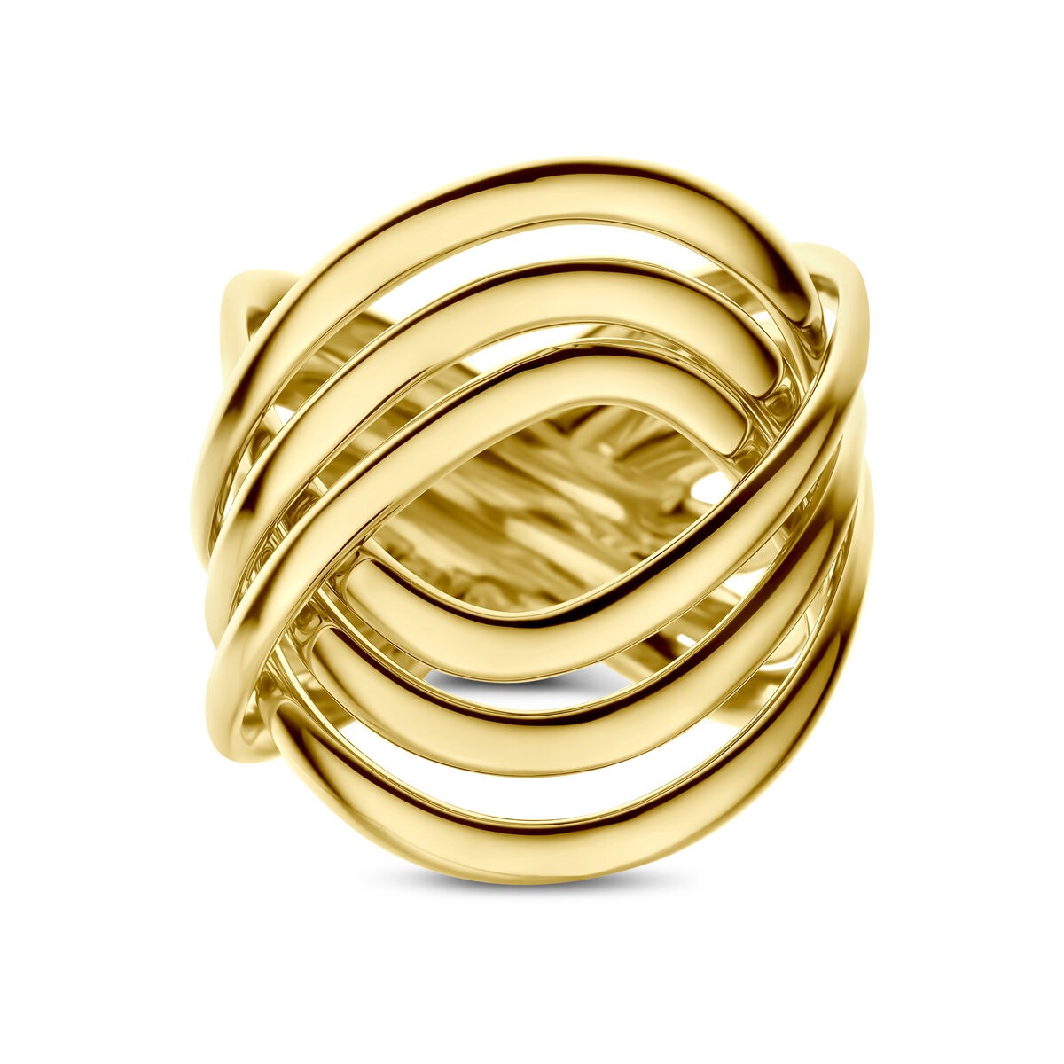 14k geelgouden dames ring