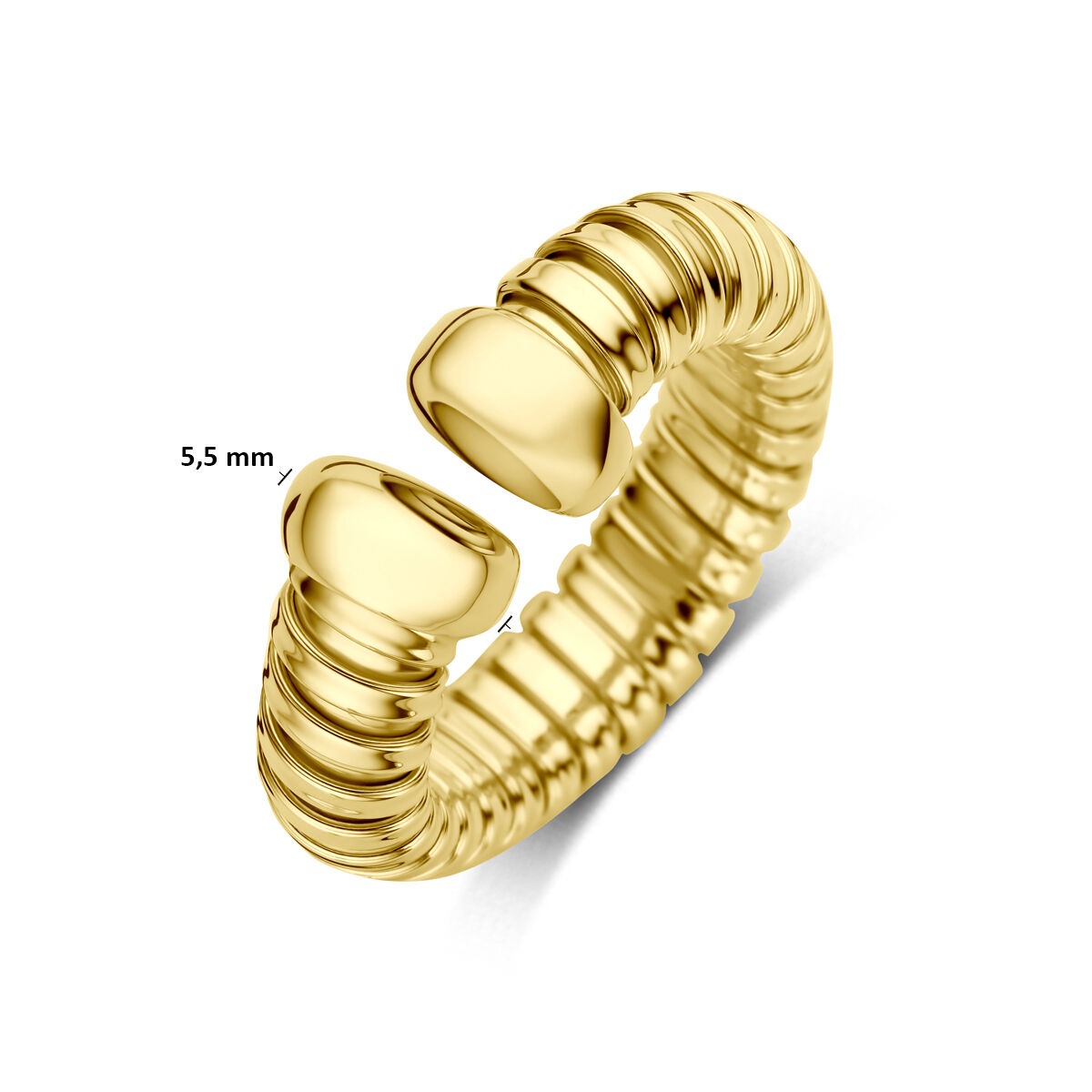 14k geelgouden dames ring