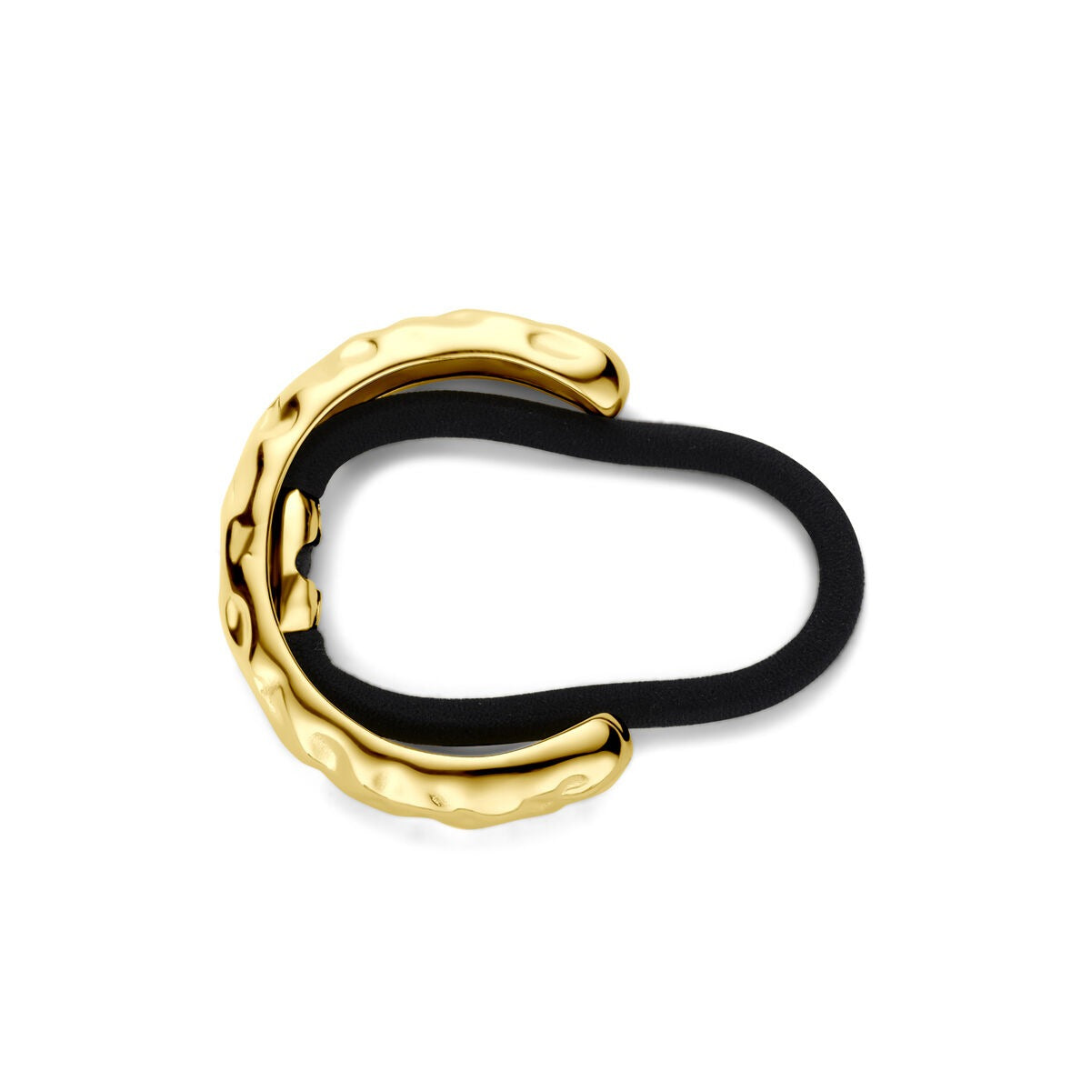 Stalen hair cuff goudkleurig – met ion plating, 11x51 mm