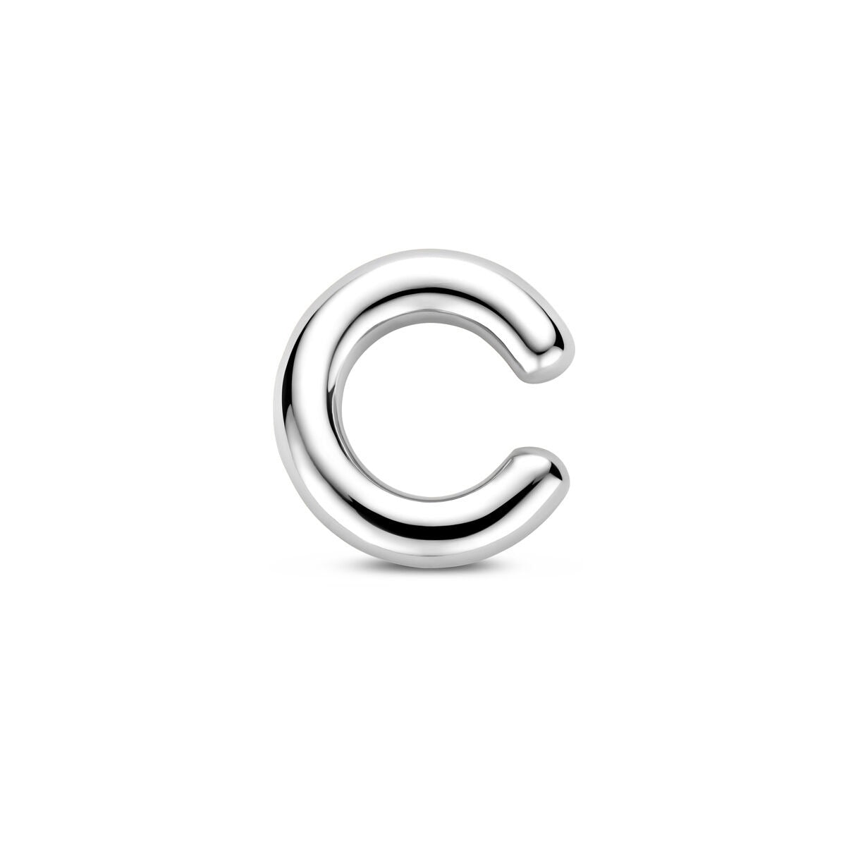 Zilveren ear cuff 925 gerhodineerd – strak design