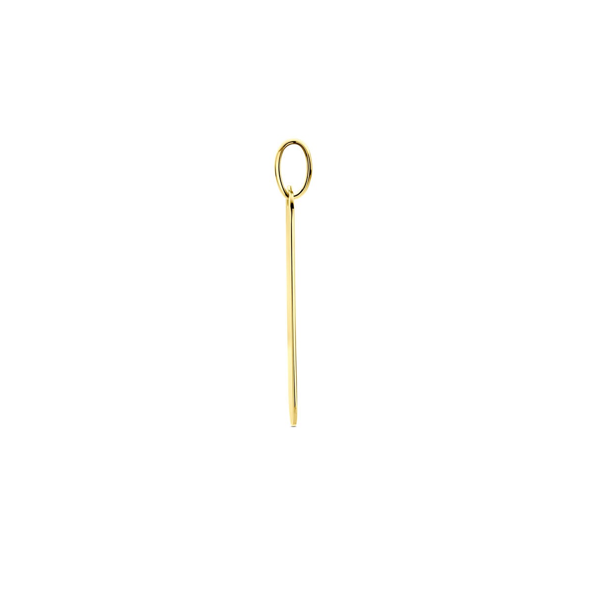 Gouden graveerhanger – 14k
