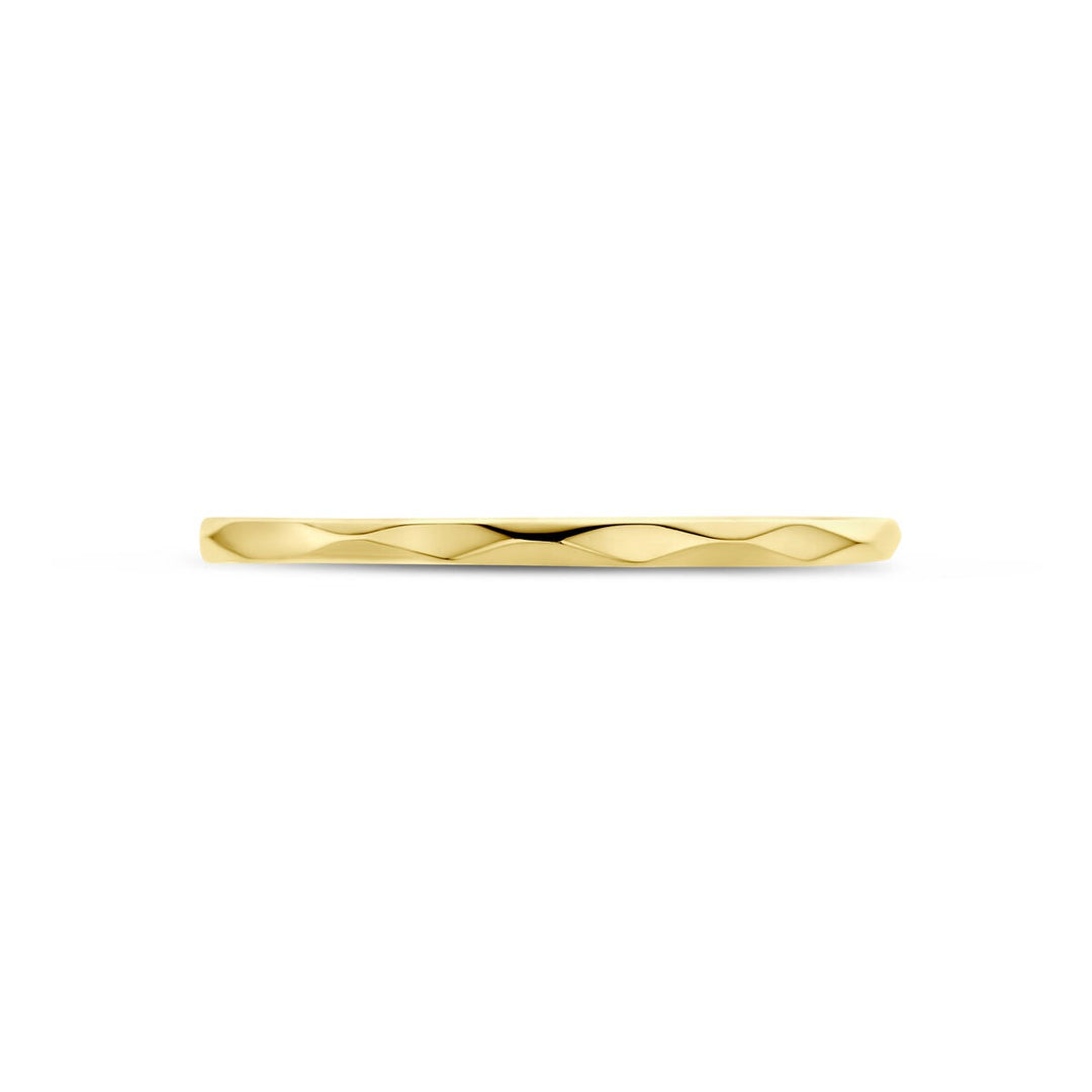 14k Geelgouden Damesring – 1.5mm