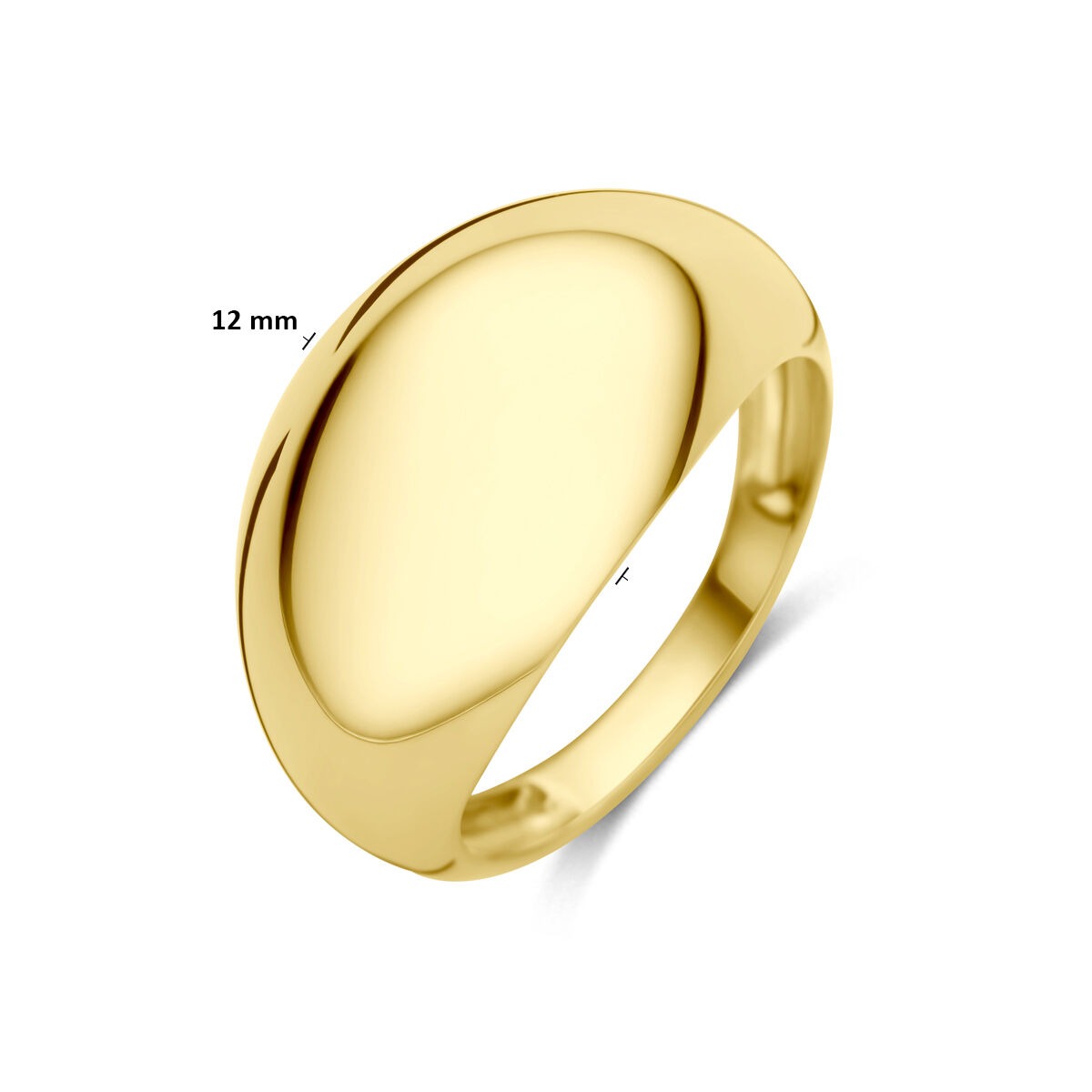 14k geelgouden dames ring
