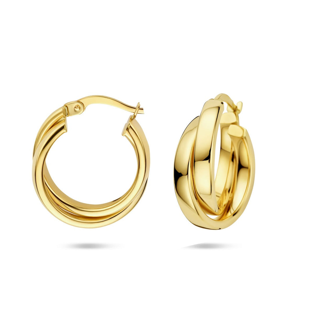 Gouden oorringen – 14k geelgoud