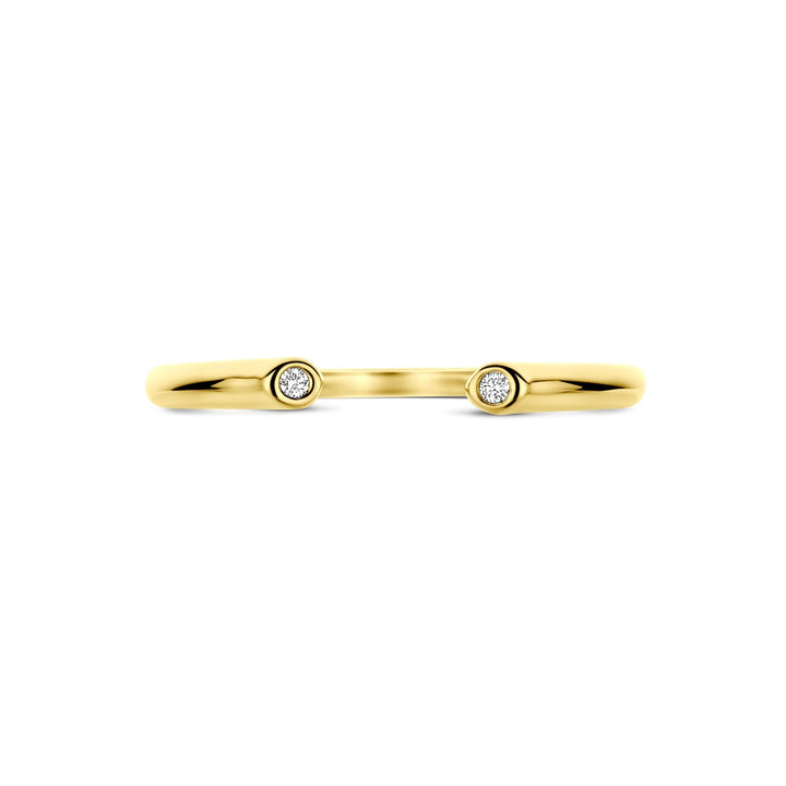 Gouden ring met diamant – 14k