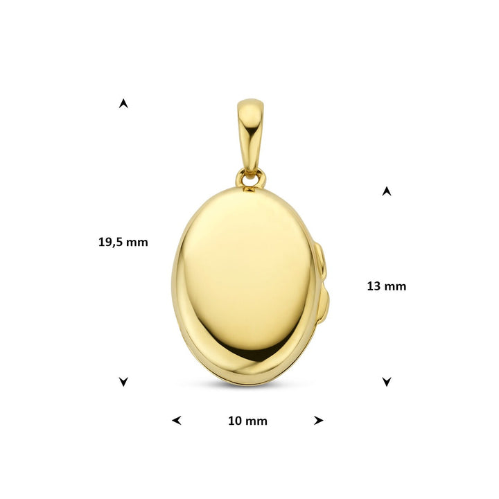 14k Geelgouden Medaillon Ovaal