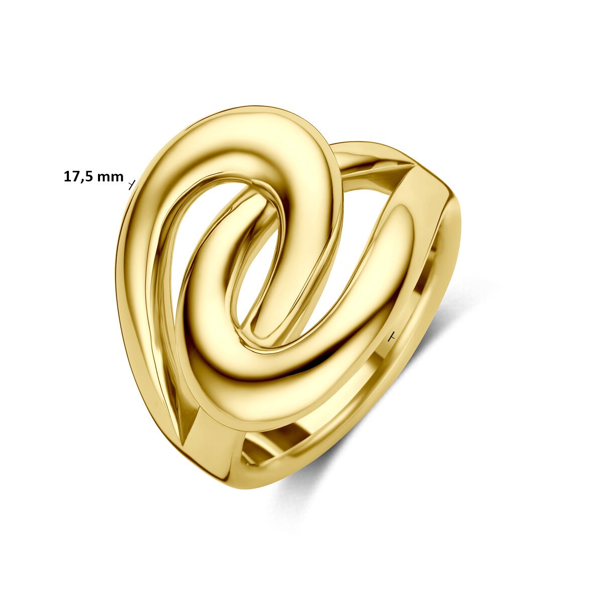 14k geelgouden dames ring