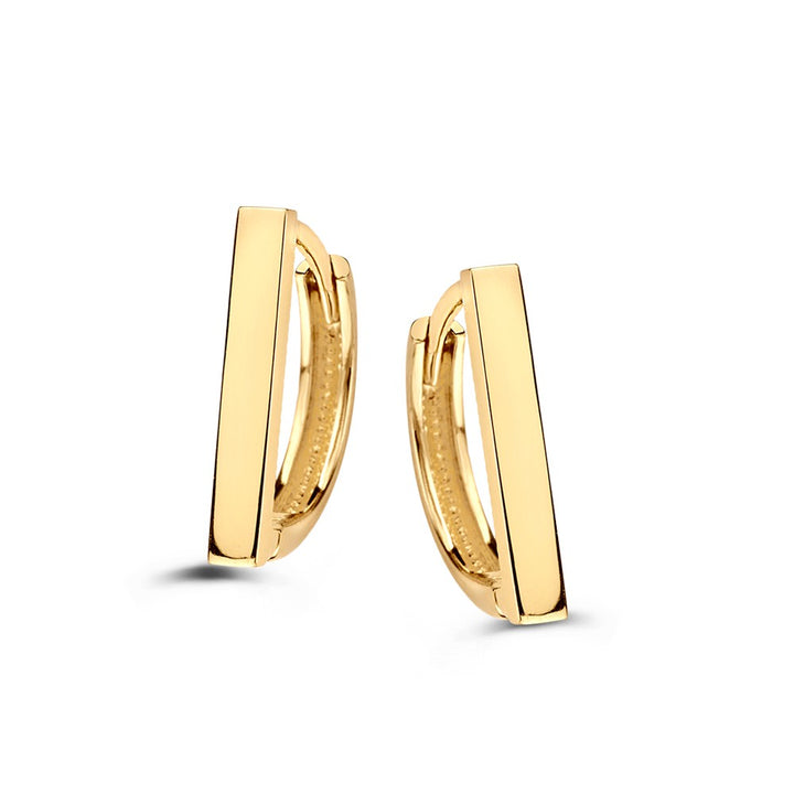 Geelgouden Oorringen met Speels Design – Tijdloze Elegantie