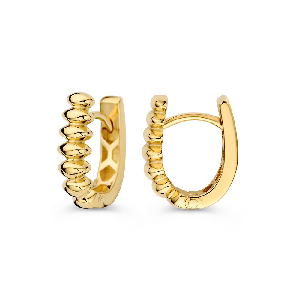 Oorringen geelgoud