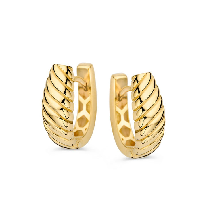 Oorringen geelgoud