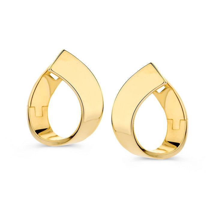 Oorringen geelgoud