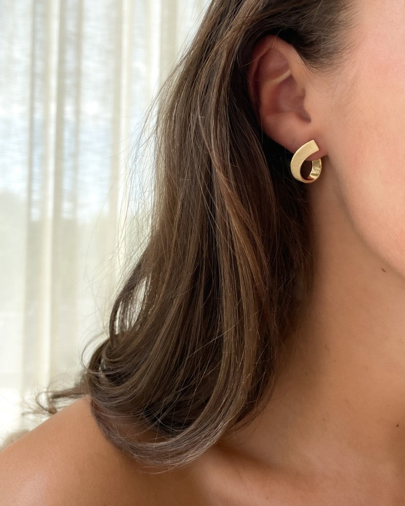 Oorringen geelgoud