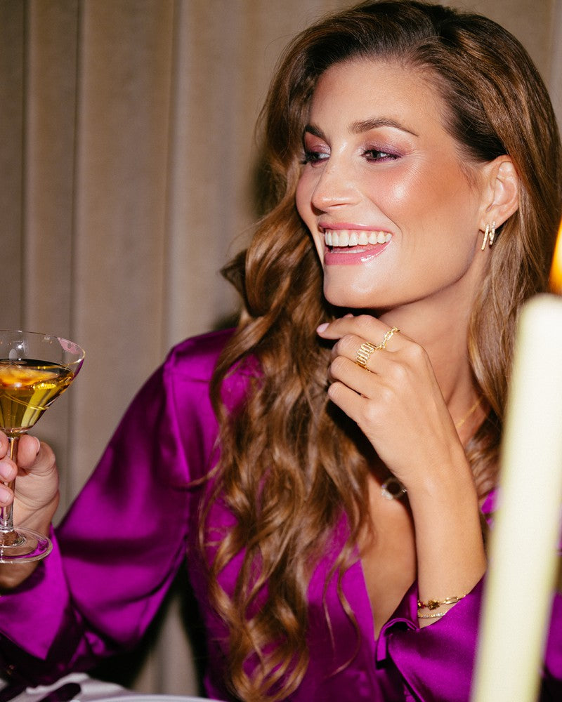 Luxe Geelgouden Oorringen met Baguette en Briljant Diamanten: Een Subtiele Luxe 0,38 crt.