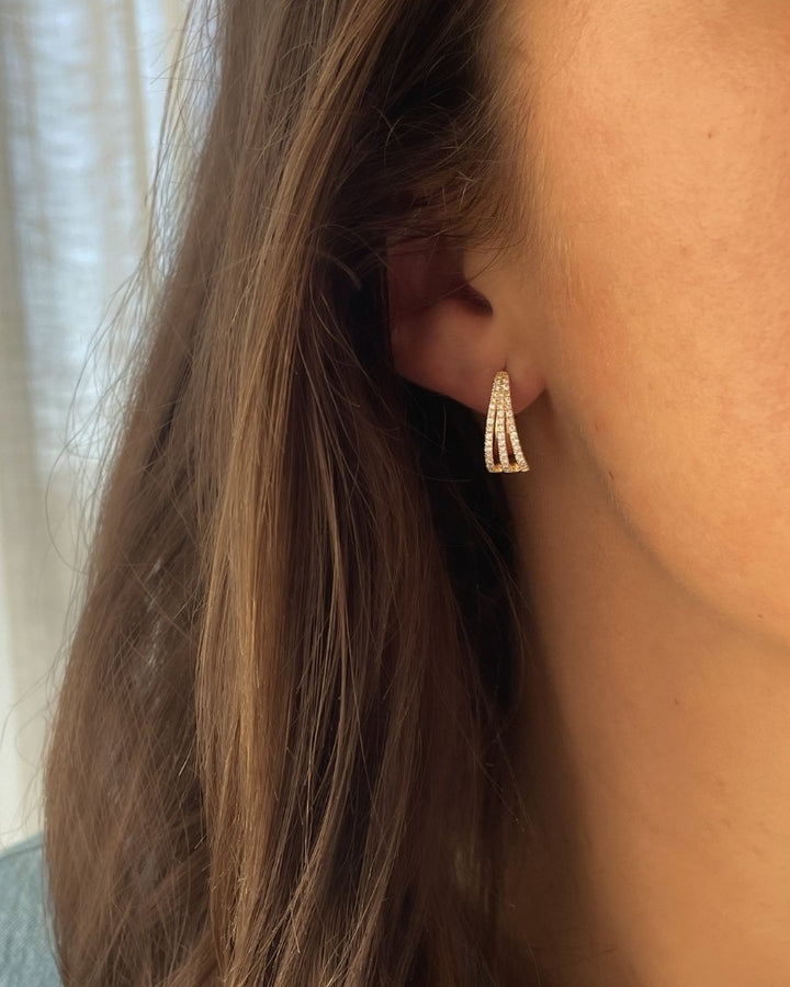 14K Geelgouden Collier met 0,48 crt Briljant Diamant – Luxe Sieraad voor Dames