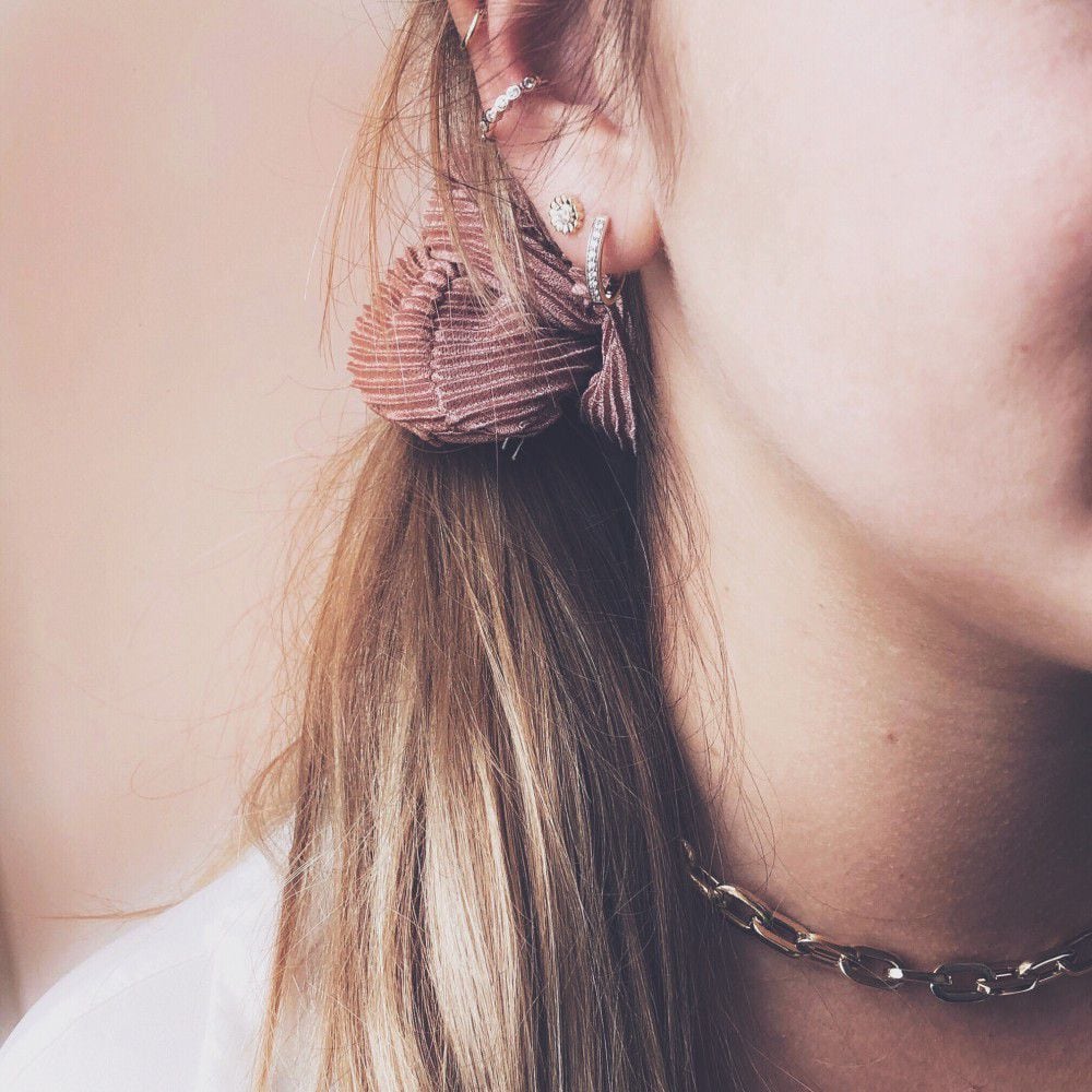 Geelgouden Oorstekers met Zirkonia 6 mm - 14 Karaat