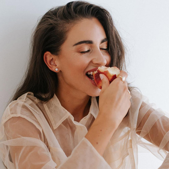 Oorstekers Emma 0,30 crt. witgoud