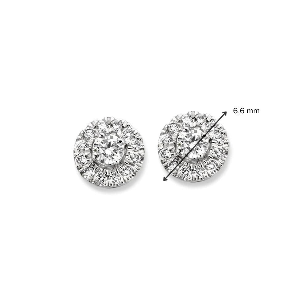 Oorstekers Emma 0,30 crt. witgoud