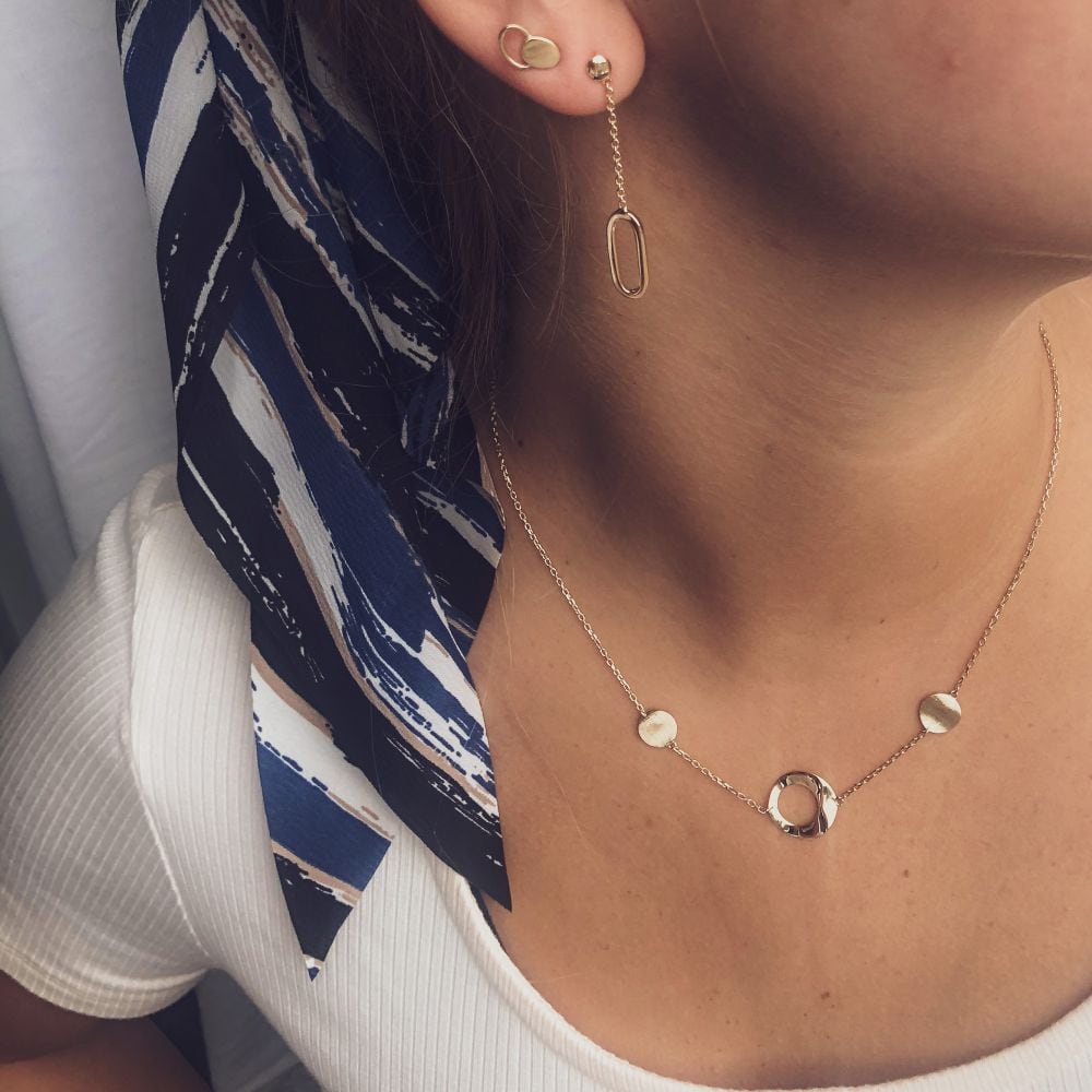 Geelgouden Oorstekers 14K 10mm – Verfijnde Minimalistische Elegantie