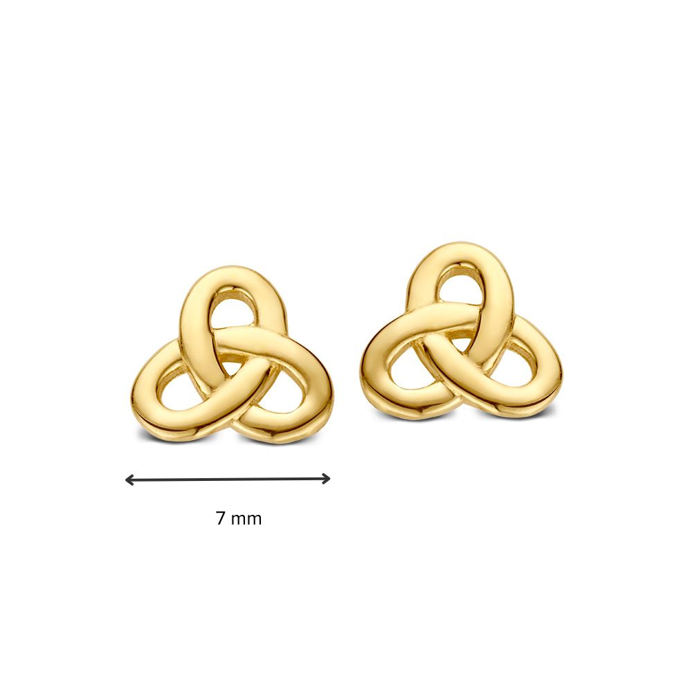 14K Geelgouden Oorstekers – Tijdloze Oorbellen voor Dames
