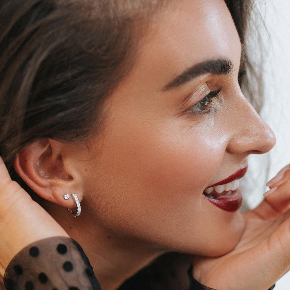 Oorstekers Olivia 0,20 crt. geelgoud