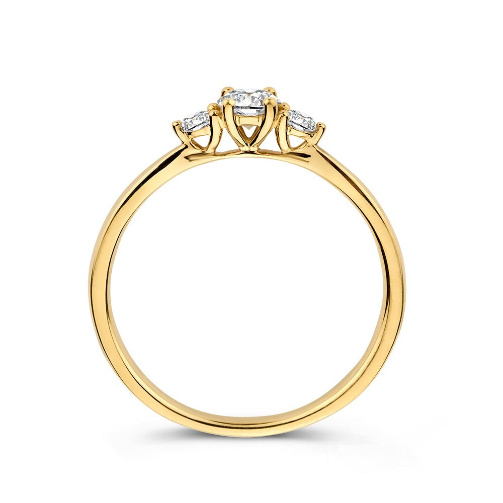 Ring Alix 0,37 crt. geelgoud