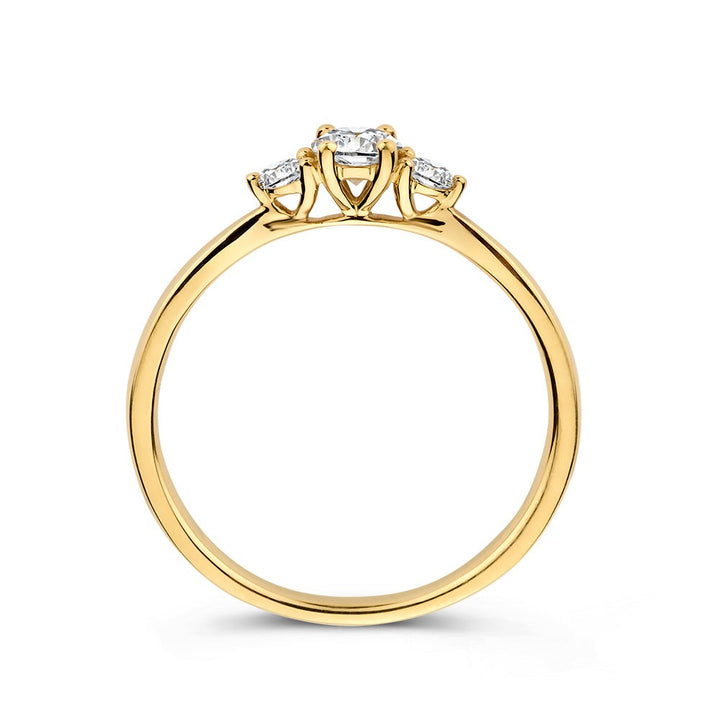 Ring Alix 0,37 crt. geelgoud