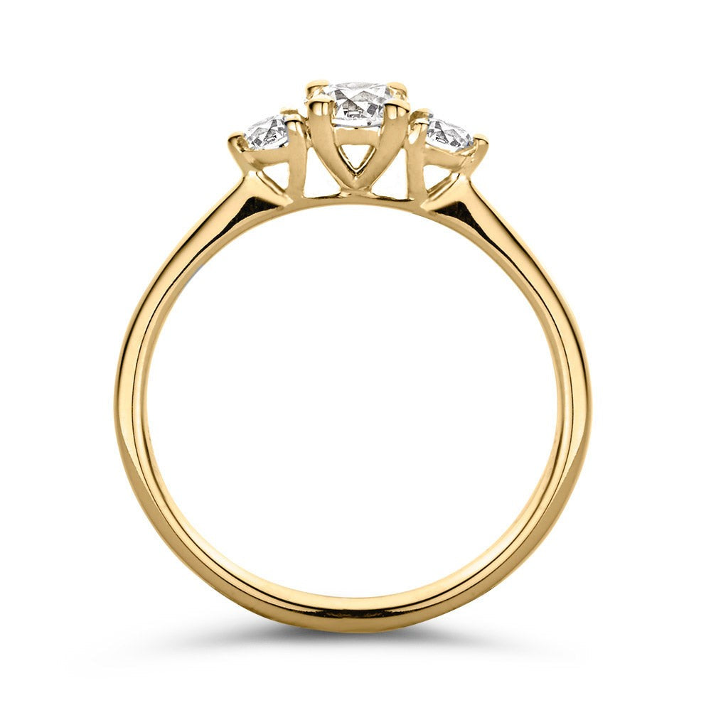 Ring Alix 0,50 crt. geelgoud