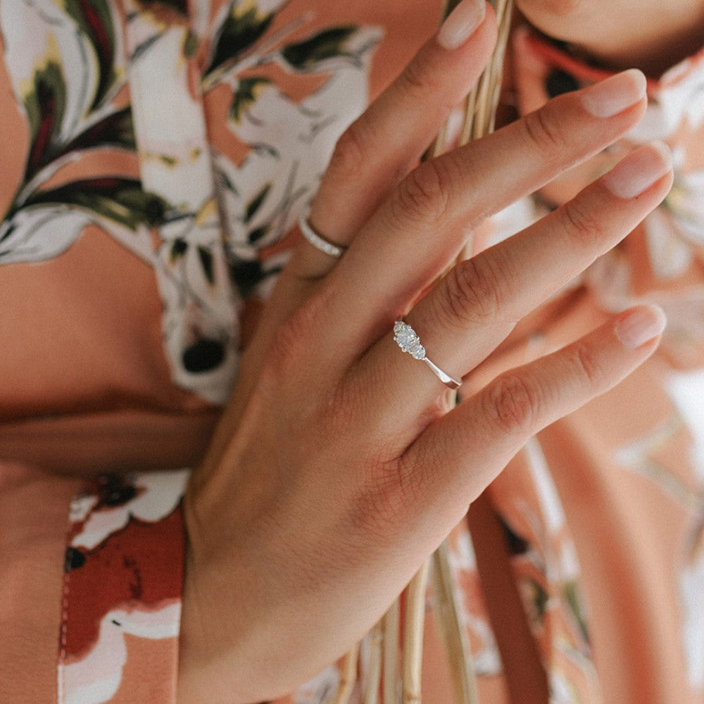 Ring Alix 0,50 crt. witgoud