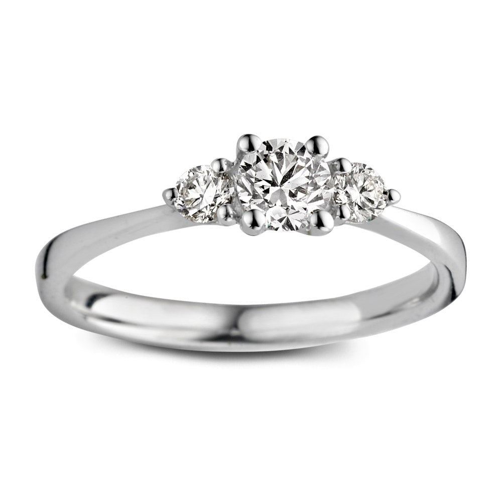 Ring Alix 0,50 crt. witgoud