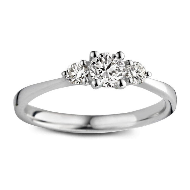 Ring Alix 0,50 crt. witgoud