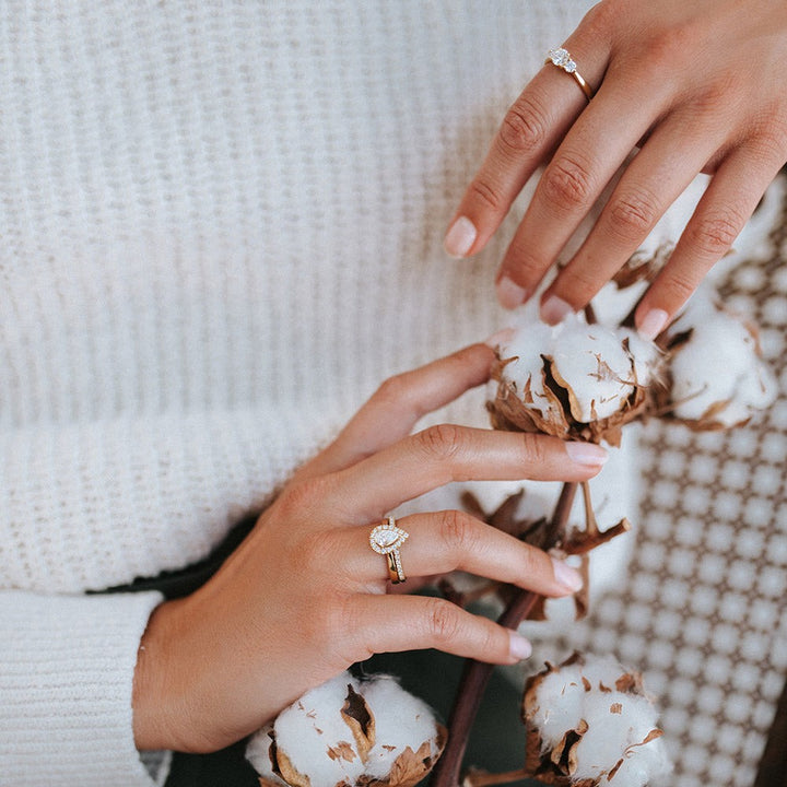 Ring Alix 0,75 crt. geelgoud