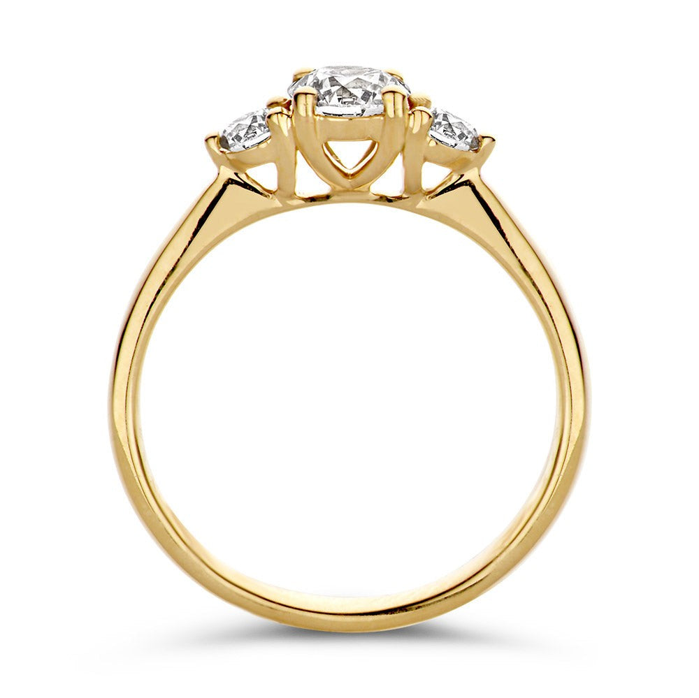 Ring Alix 0,75 crt. geelgoud