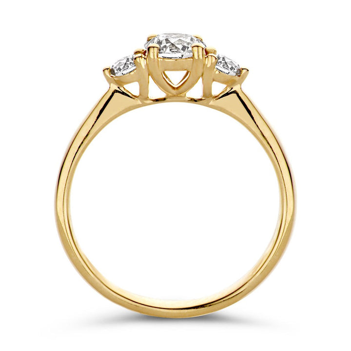 Ring Alix 0,75 crt. geelgoud