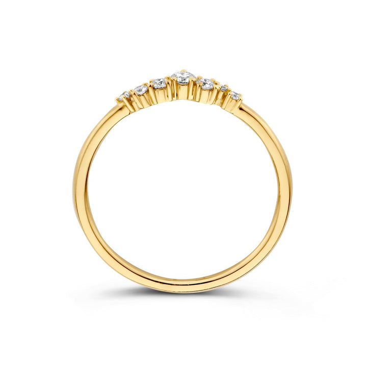Ring Amelie 0,16 crt. geelgoud