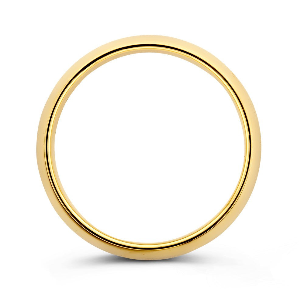 Ring Bowie 5mm geelgoud