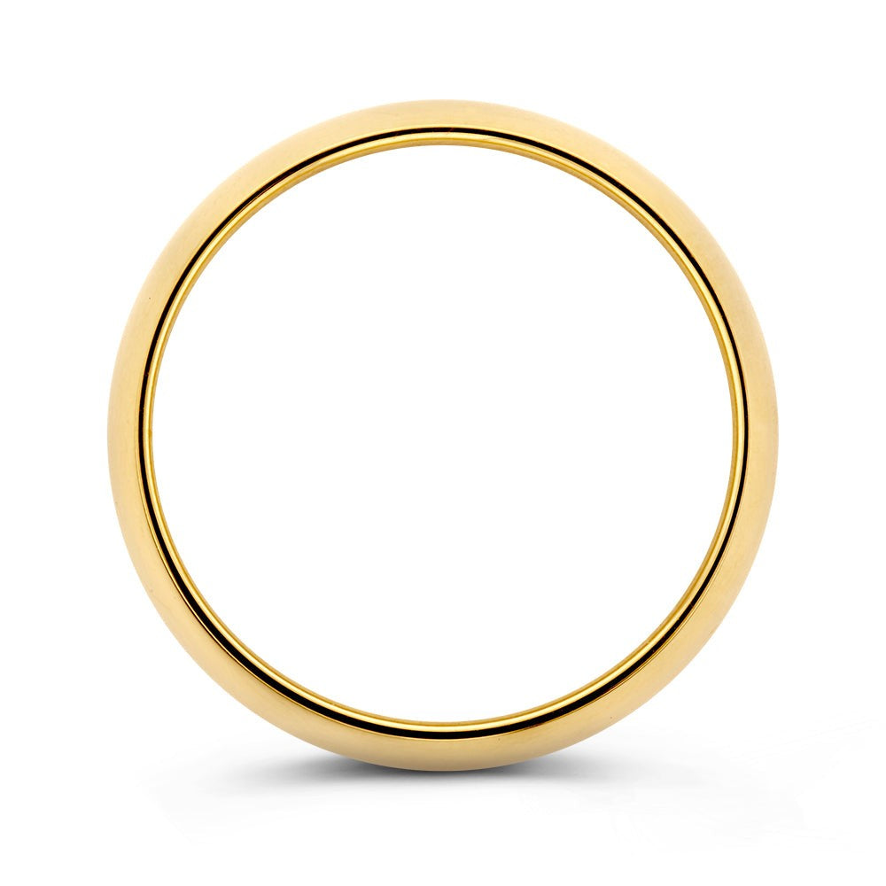 Ring Bowie 6mm geelgoud