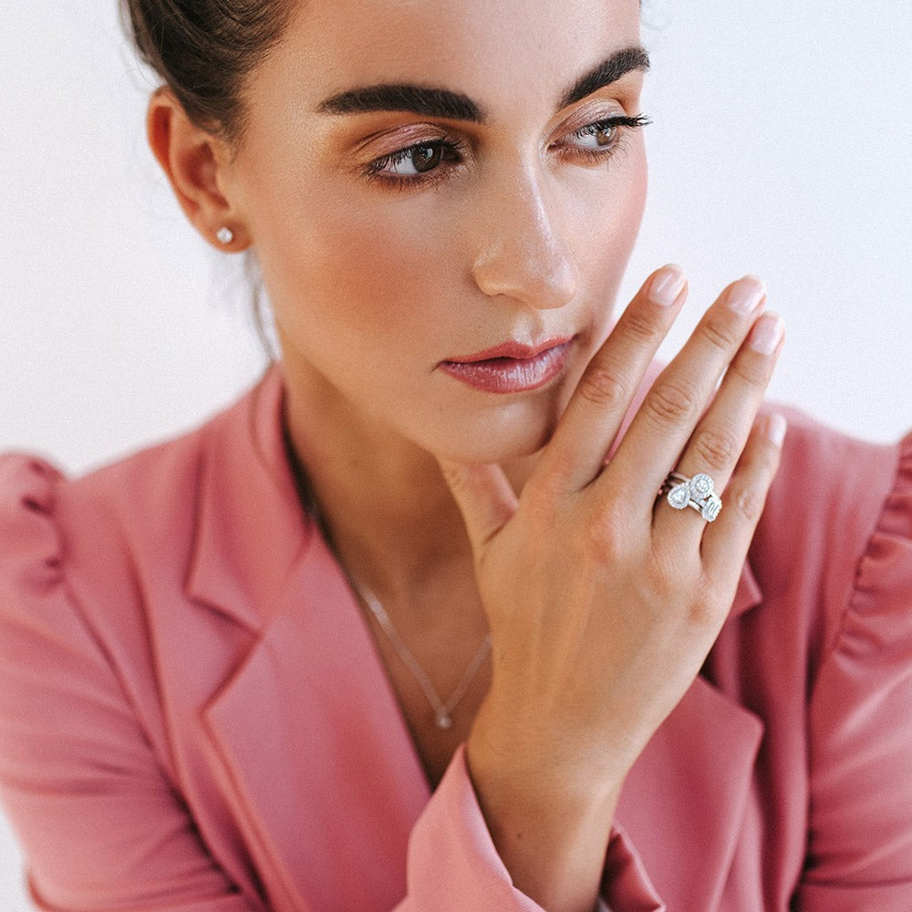 Ring Elin 0,30 crt. witgoud