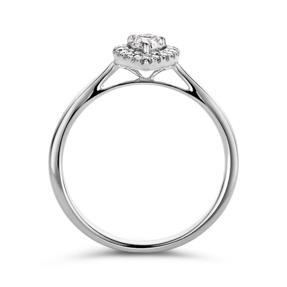 Ring Elin 0,30 crt. witgoud