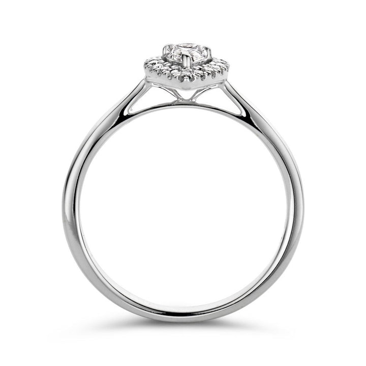 Ring Elin 0,30 crt. witgoud