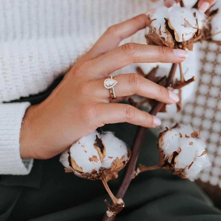 Ring Elin 0,65 crt. witgoud